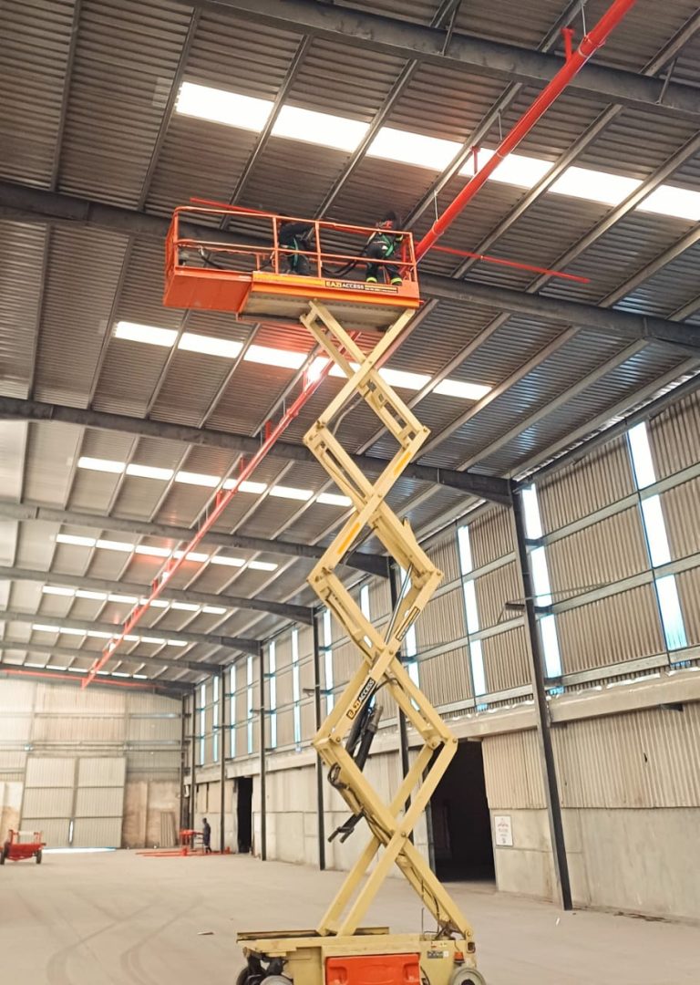 BTS - Pipes going in